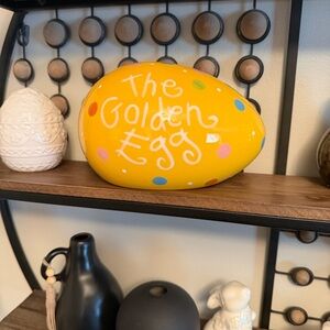 Coton Colors Yellow Polka Dot Egg Bank